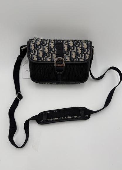 Dior Borsa Jacquard Oblique Beige e Nero