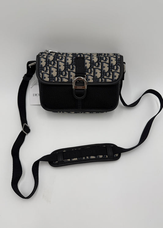 Dior Borsa Jacquard Oblique Beige e Nero