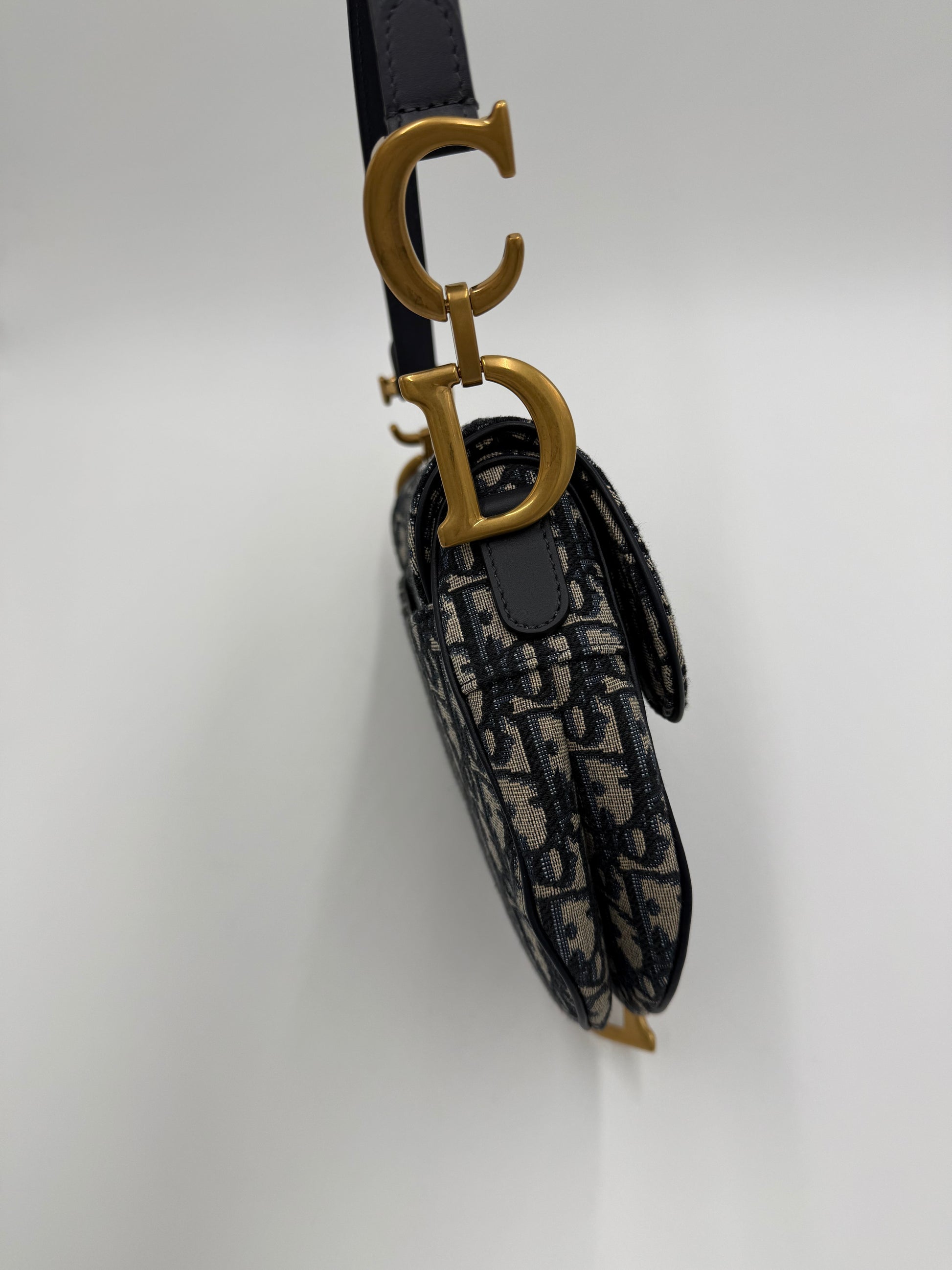 Dior Borsa Saddle con Tracolla Jacquard Dior Oblique Grande - Pally Vintage Closet