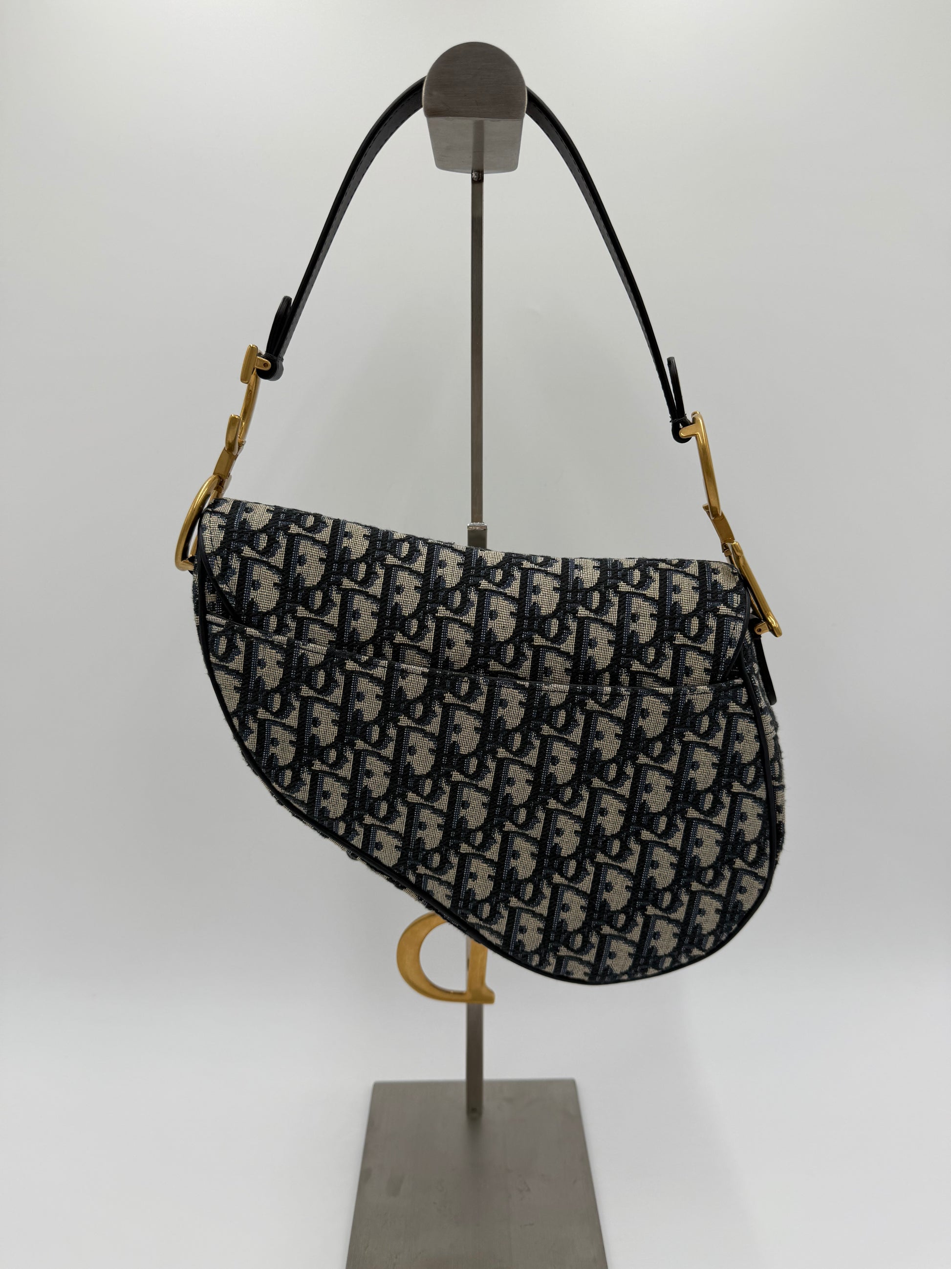 Dior Borsa Saddle con Tracolla Jacquard Dior Oblique Grande - Pally Vintage Closet