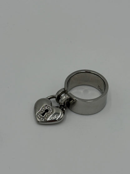 Dolce-e-Gabbana-Anello-a-Fascia-D-G-in-Acciaio-Lucido-70136705286468 - Pally Vintage Closet