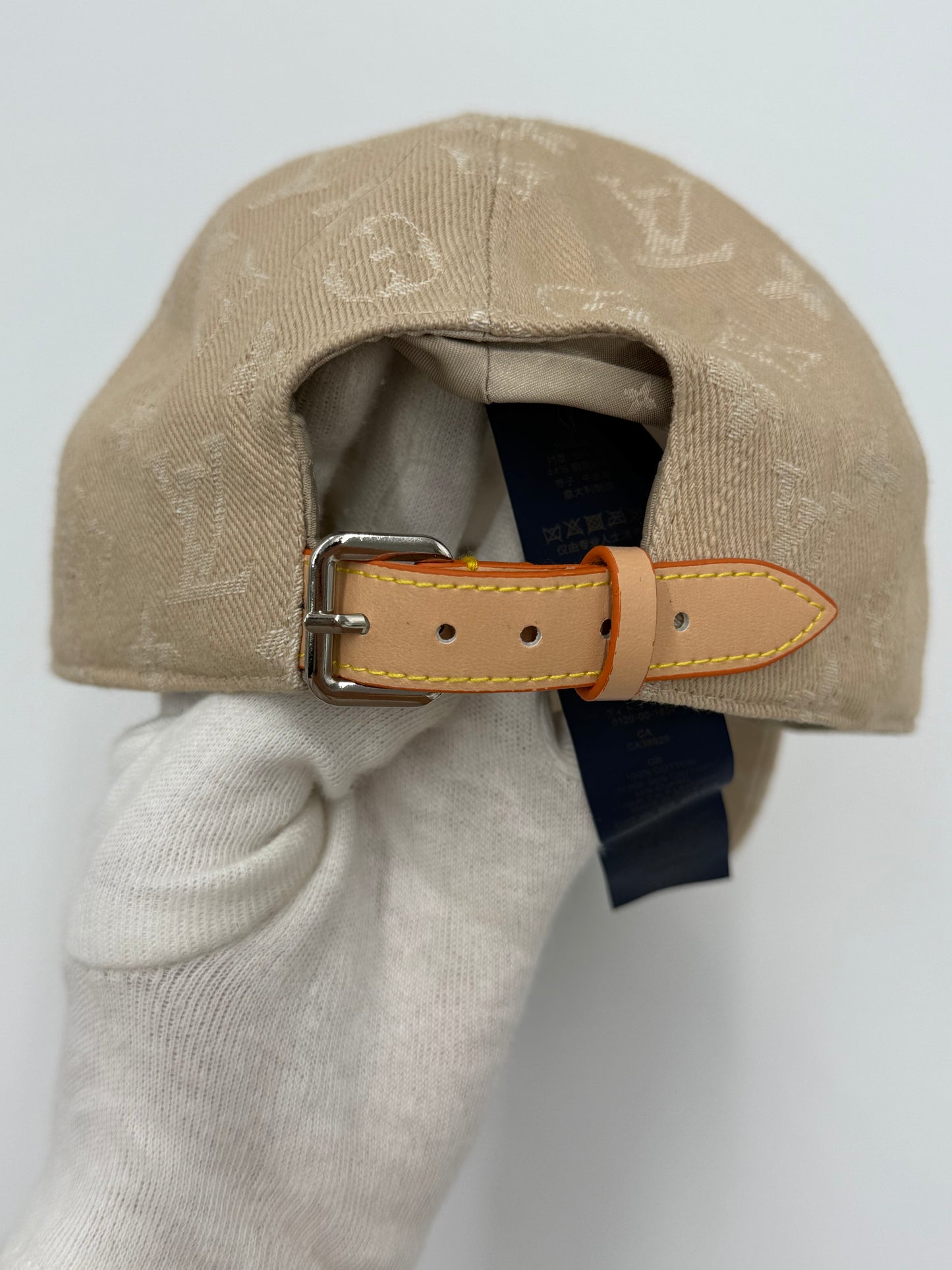 Louis Vuitton Cappello Monogram Denim Beige