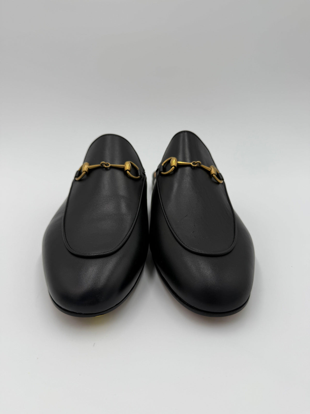 Gucci Black Princetown Horsebit Mules