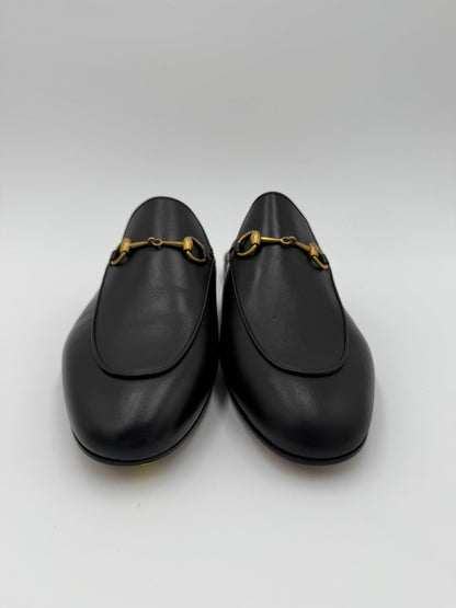 Gucci Black Princetown Horsebit Mules