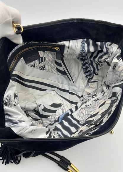 Emilio-Pucci-Borsa-da-Viaggio-in-Suede-Blu-Navy-64808848064836 - Pally Vintage Closet
