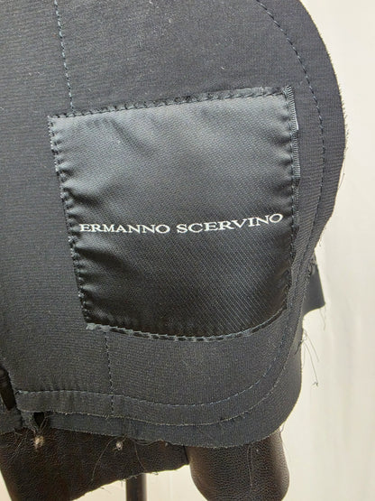 Ermanno-Scervino-Giacca-in-Pelle-con-Dettagli-Intrecciati-Nero-70263534289220 - Pally Vintage Closet