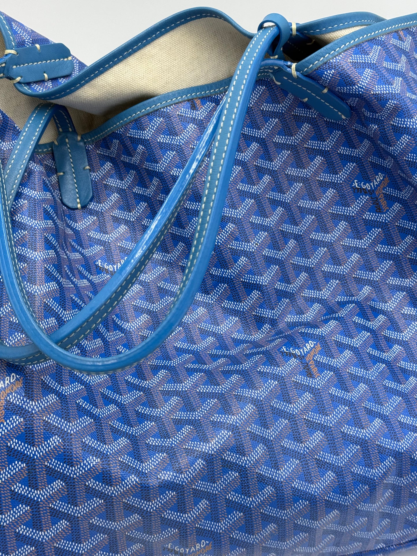 Goyard Borsa Saint Louis GM Blu Goyardine