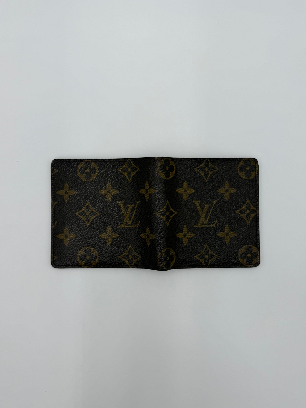 Louis Vuitton Vintage Compact Monogram Wallet Brown