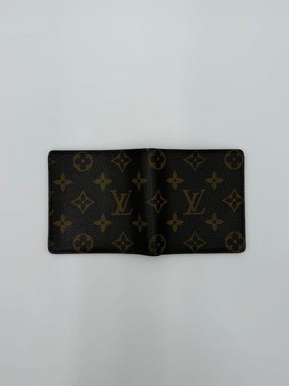 Louis Vuitton Vintage Compact Monogram Wallet Brown