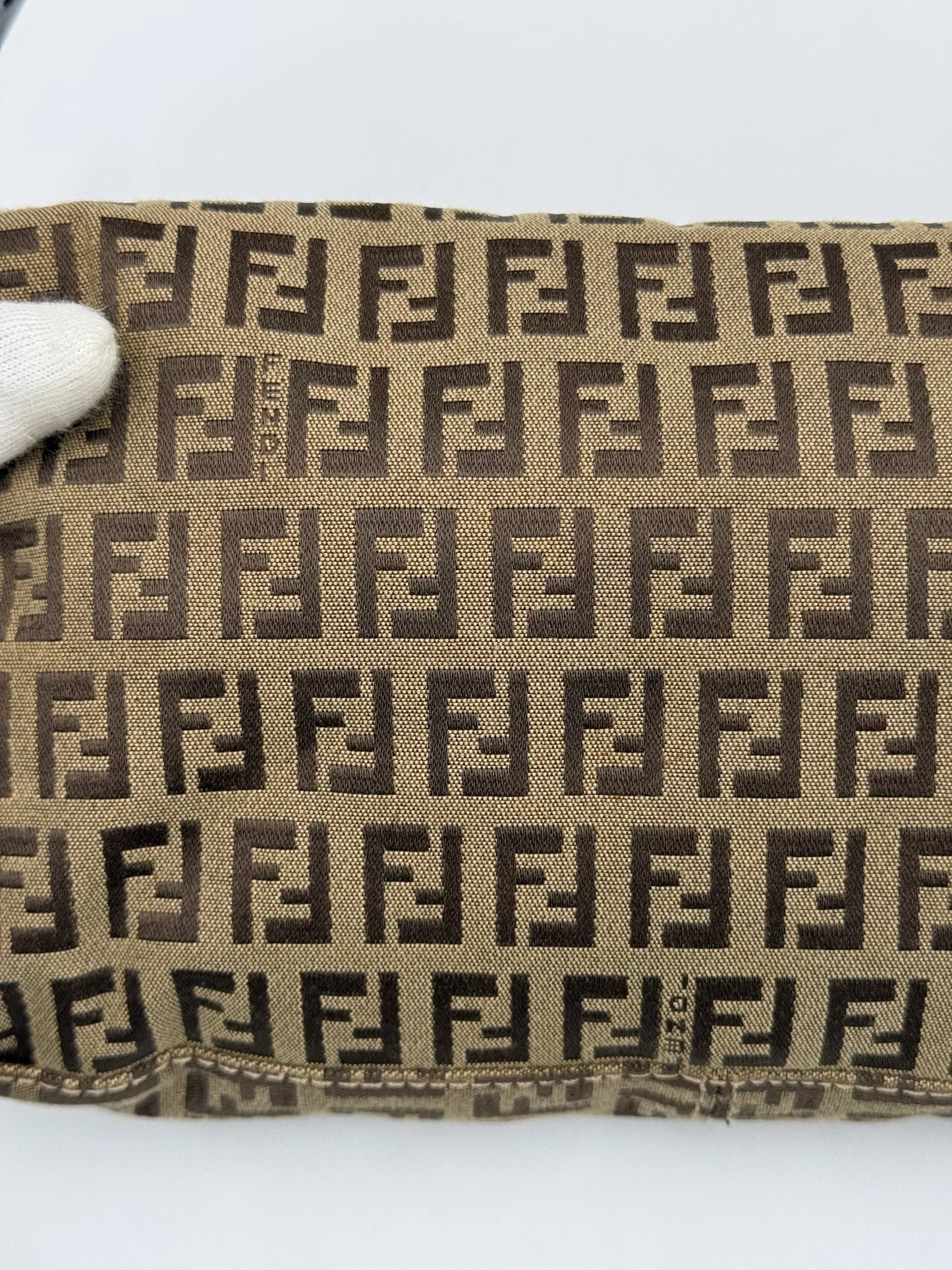 Fendi-Borsa-Baguette-Vintage-in-Tela-Zucchino-Marrone-70377477800260 - Pally Vintage Closet
