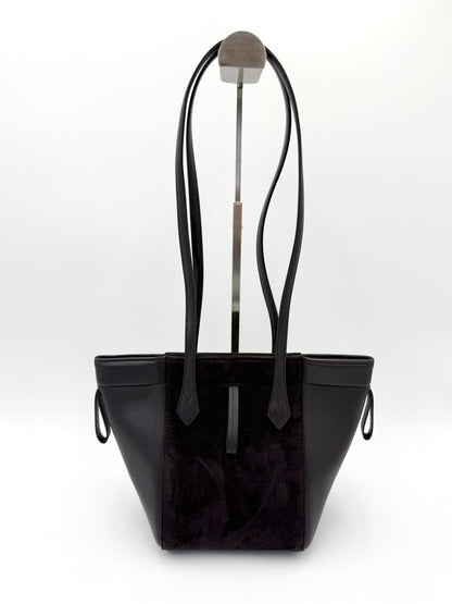 Fendi Borsa Origami Mini in Pelle Viola Melanzana - Pally Vintage Closet