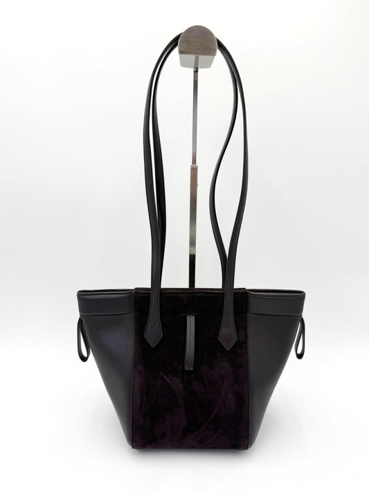Fendi Borsa Origami Mini in Pelle Viola Melanzana - Pally Vintage Closet
