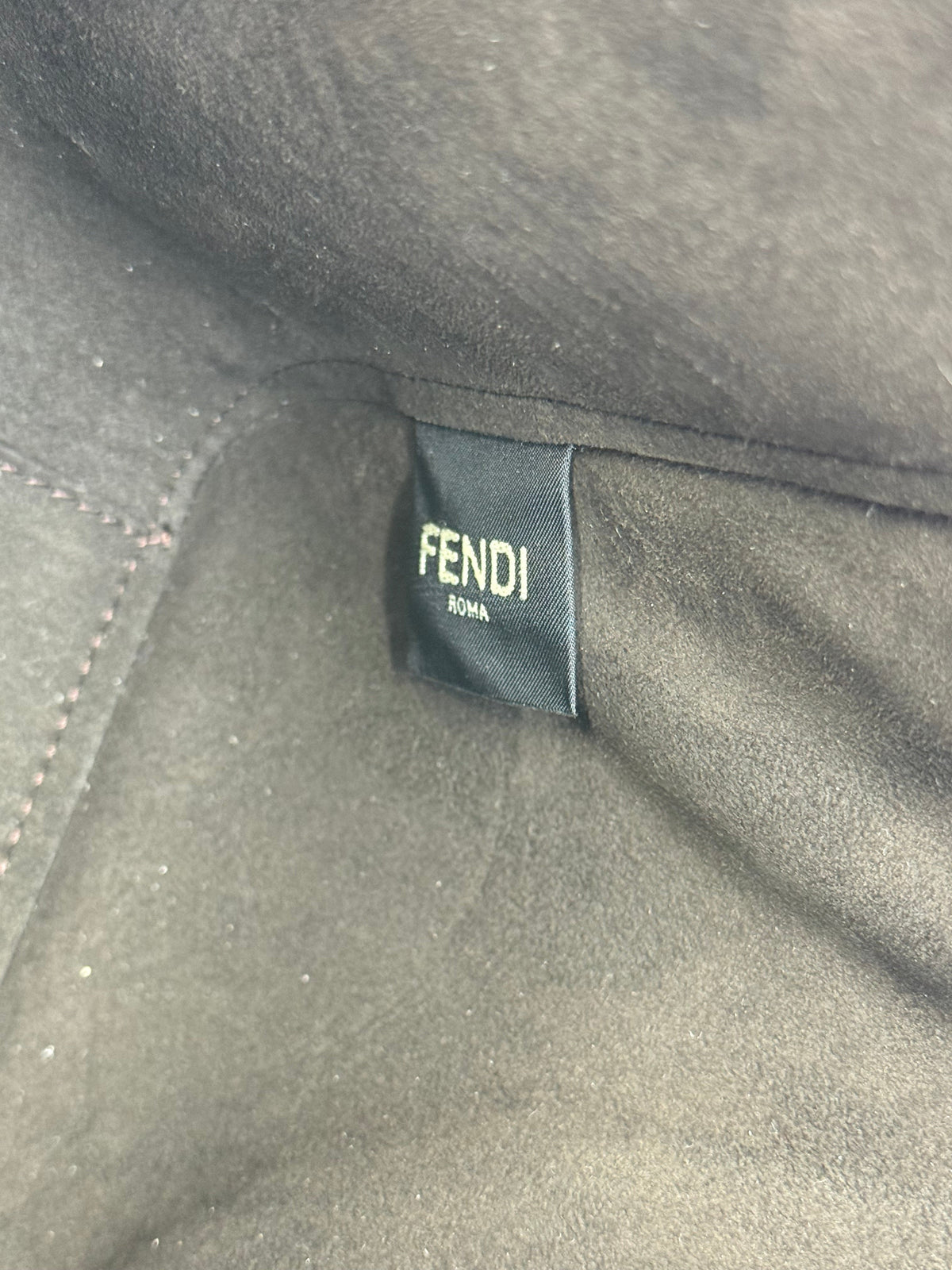 Fendi Borsa Origami Mini in Pelle Viola Melanzana - Pally Vintage Closet