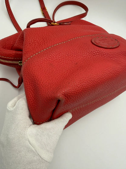 Fendi-Borsa-Tote-Selleria-in-Pelle-Martellata-Rosso-Corallo-70377521578308 - Pally Vintage Closet