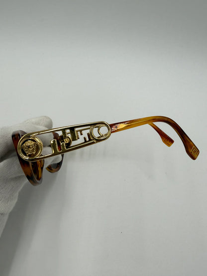 Fendi-Occhiali-da-Sole-Safety-Pin-Collezione-Fendace-Tartarugati-70314547839300 - Pally Vintage Closet