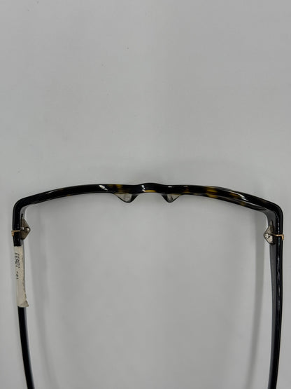 Fendi Occhiali da Vista Vintage Rettangolare Tartaruga e Nero - Pally Vintage Closet