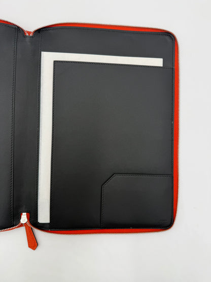 Fendi-Porta-Documenti-e-Porta-Computer-Pelle-Romano-Arancio-70314543546692 - Pally Vintage Closet