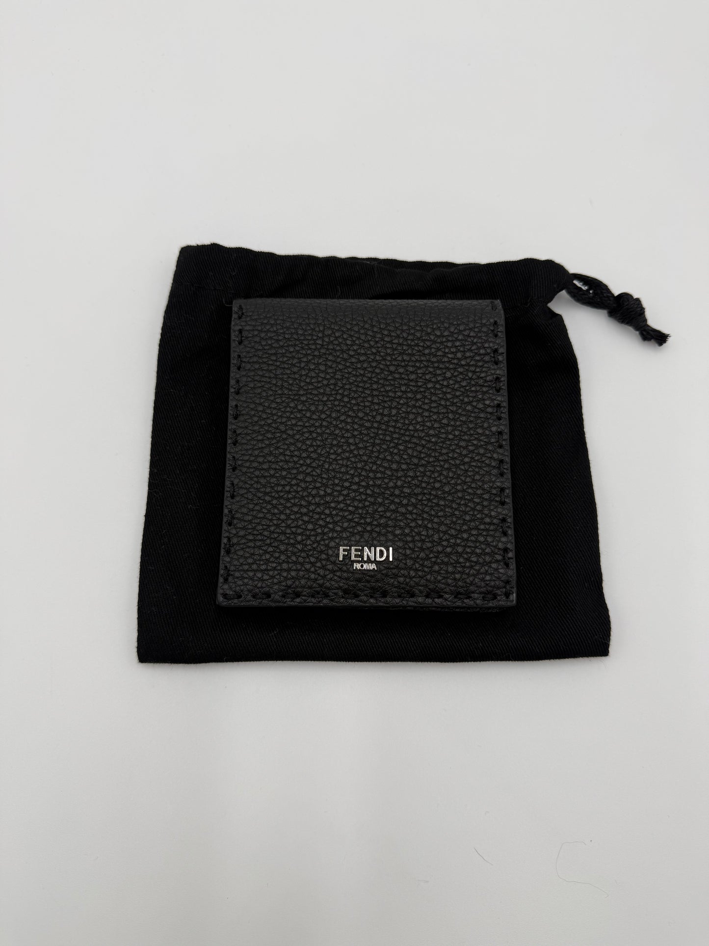 Fendi Portafoglio Selleria Cuoio Romano Nero - Pally Vintage Closet