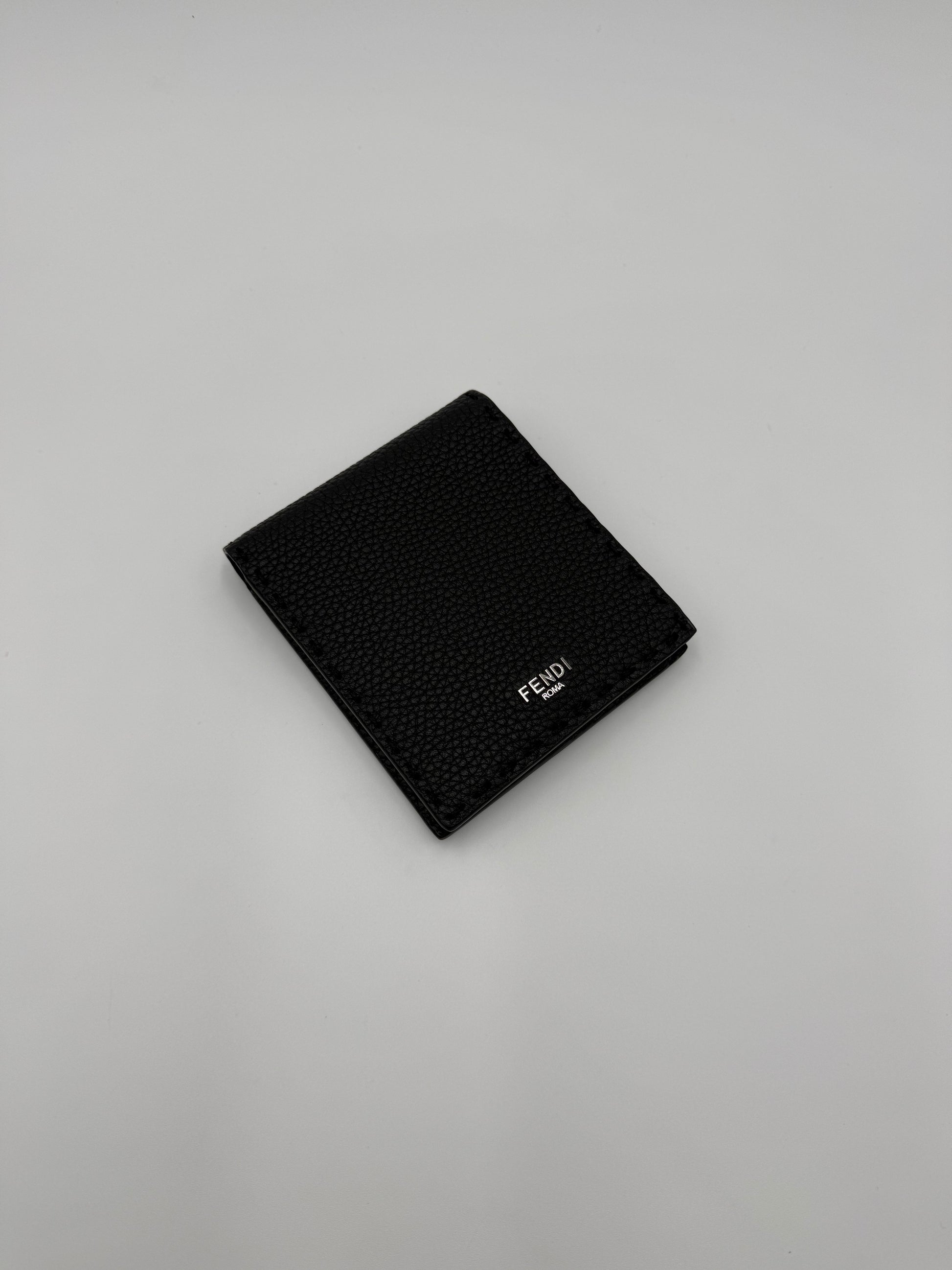Fendi Portafoglio Selleria Cuoio Romano Nero - Pally Vintage Closet