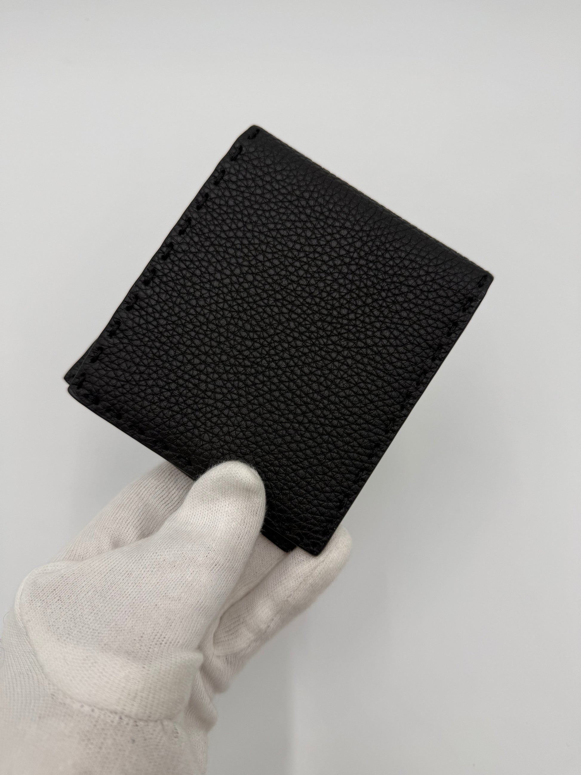 Fendi Portafoglio Selleria Cuoio Romano Nero - Pally Vintage Closet