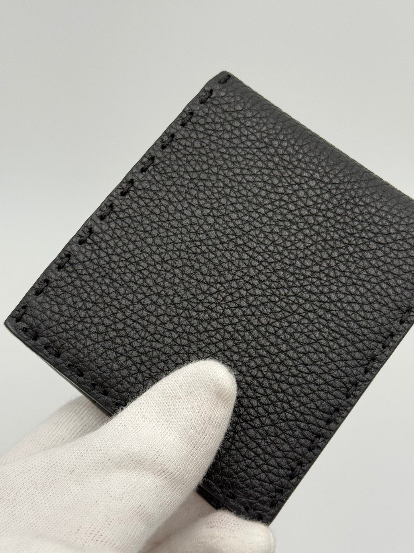 Fendi Portafoglio Selleria Cuoio Romano Nero - Pally Vintage Closet