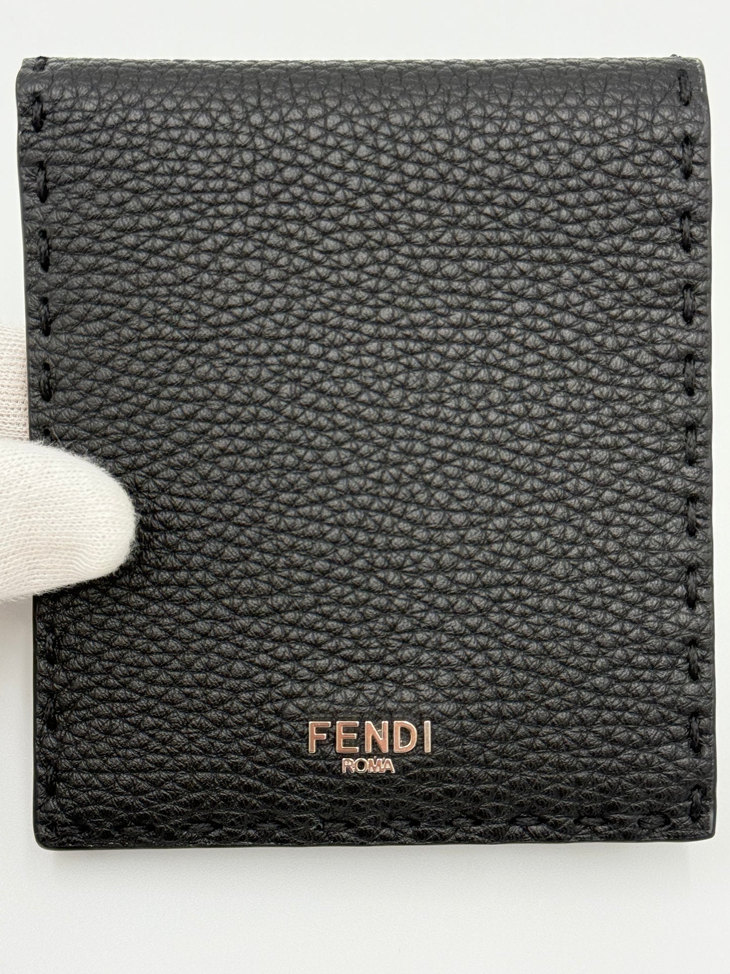Fendi Portafoglio Selleria Cuoio Romano Nero - Pally Vintage Closet