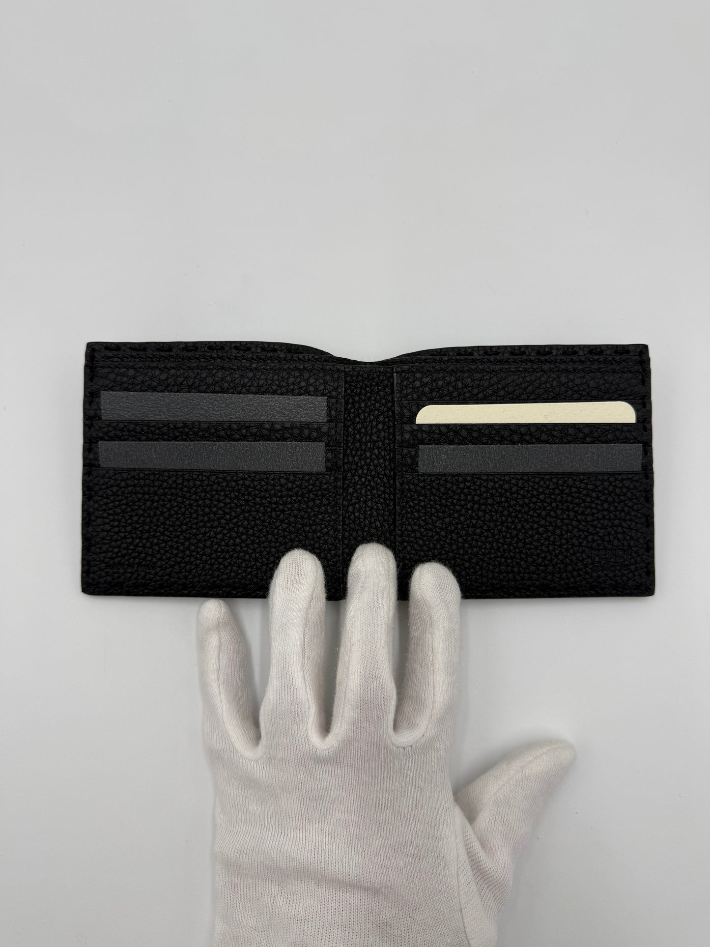 Fendi Portafoglio Selleria Cuoio Romano Nero - Pally Vintage Closet