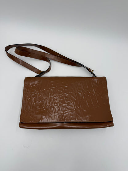 Fendissime by Fendi Borsa Vintage in Pelle Lucida Marrone - Pally Vintage Closet