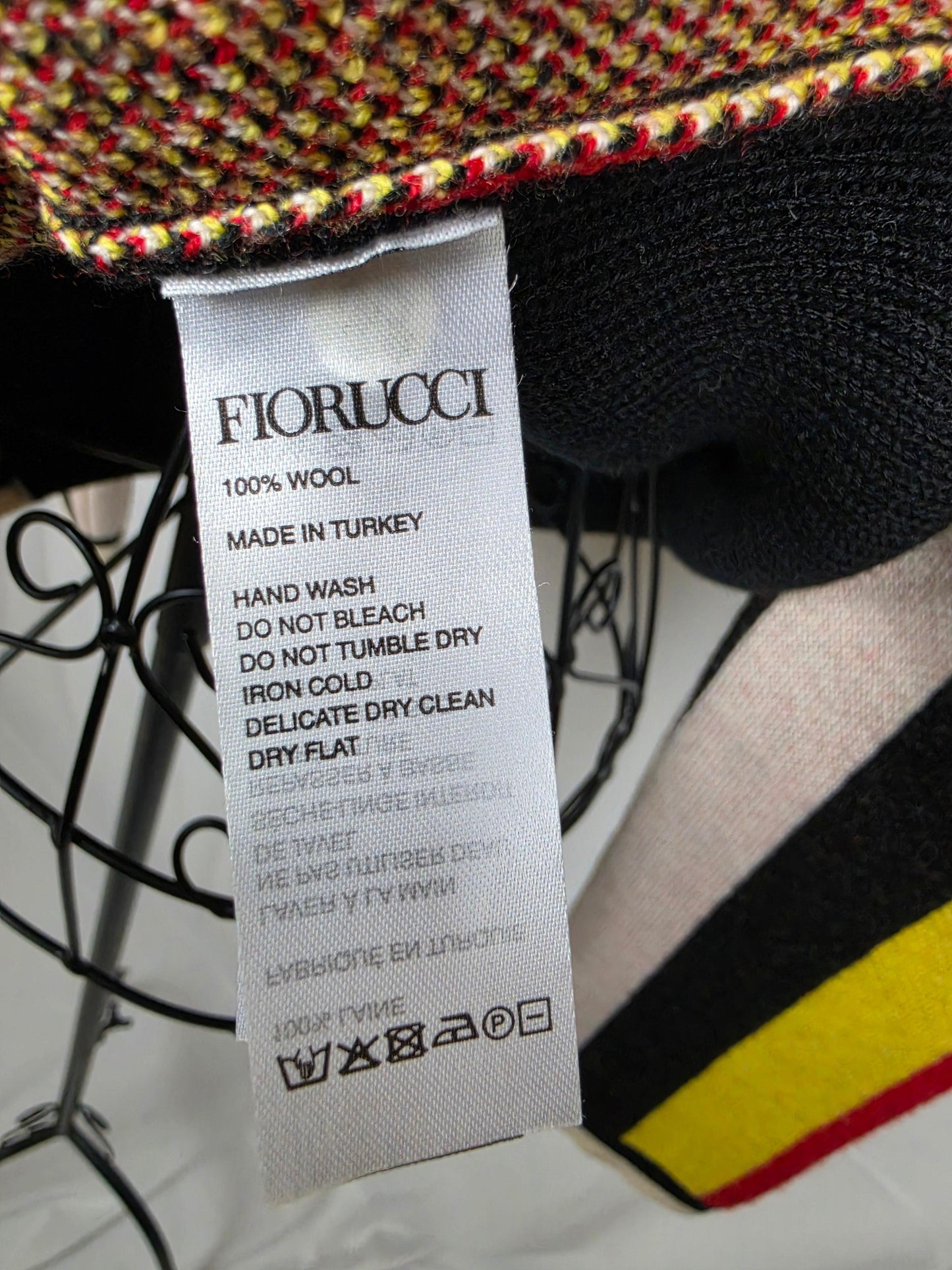 Fiorucci Maglione V-Neck Lana Multicolore - Pally Vintage Closet