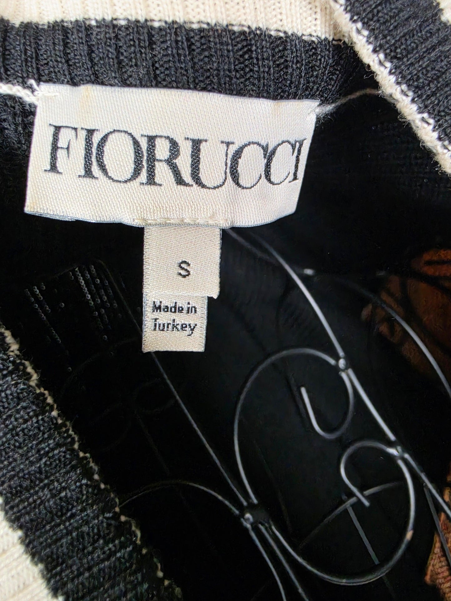 Fiorucci Maglione V-Neck Lana Multicolore - Pally Vintage Closet