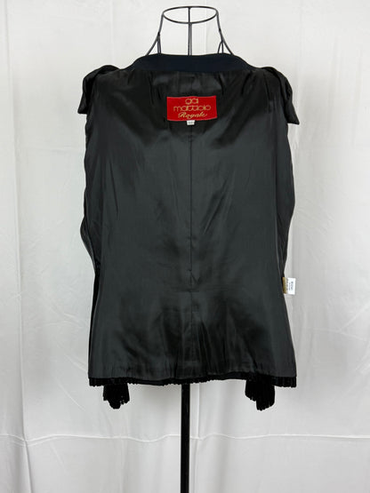Gai Mattiolo Giacca Vintage Royale Alta Sartoria Italiana Nera - Pally Vintage Closet