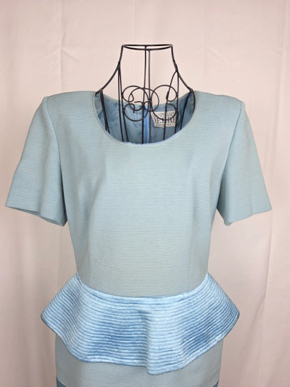 Gianfranco-Ferr-Abito-Vintage-Strutturato-Azzurro-Polvere-70263509188932 - Pally Vintage Closet