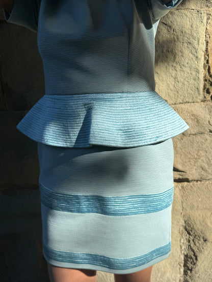 Gianfranco-Ferr-Abito-Vintage-Strutturato-Azzurro-Polvere-70397327573316 - Pally Vintage Closet