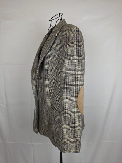 Gianfranco-Ferr-Forma-Completo-Vintage-Lana-Vergine-a-Quadri-70263543398724 - Pally Vintage Closet