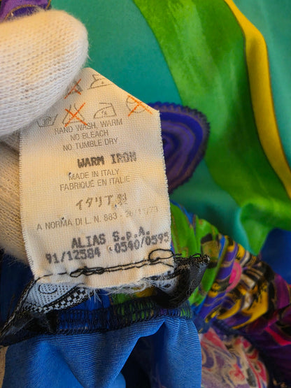 Gianni Versace Couture 1991 Set Vintage 3 Pezzi Pop Art e Baroque Multicolore - Pally Vintage Closet