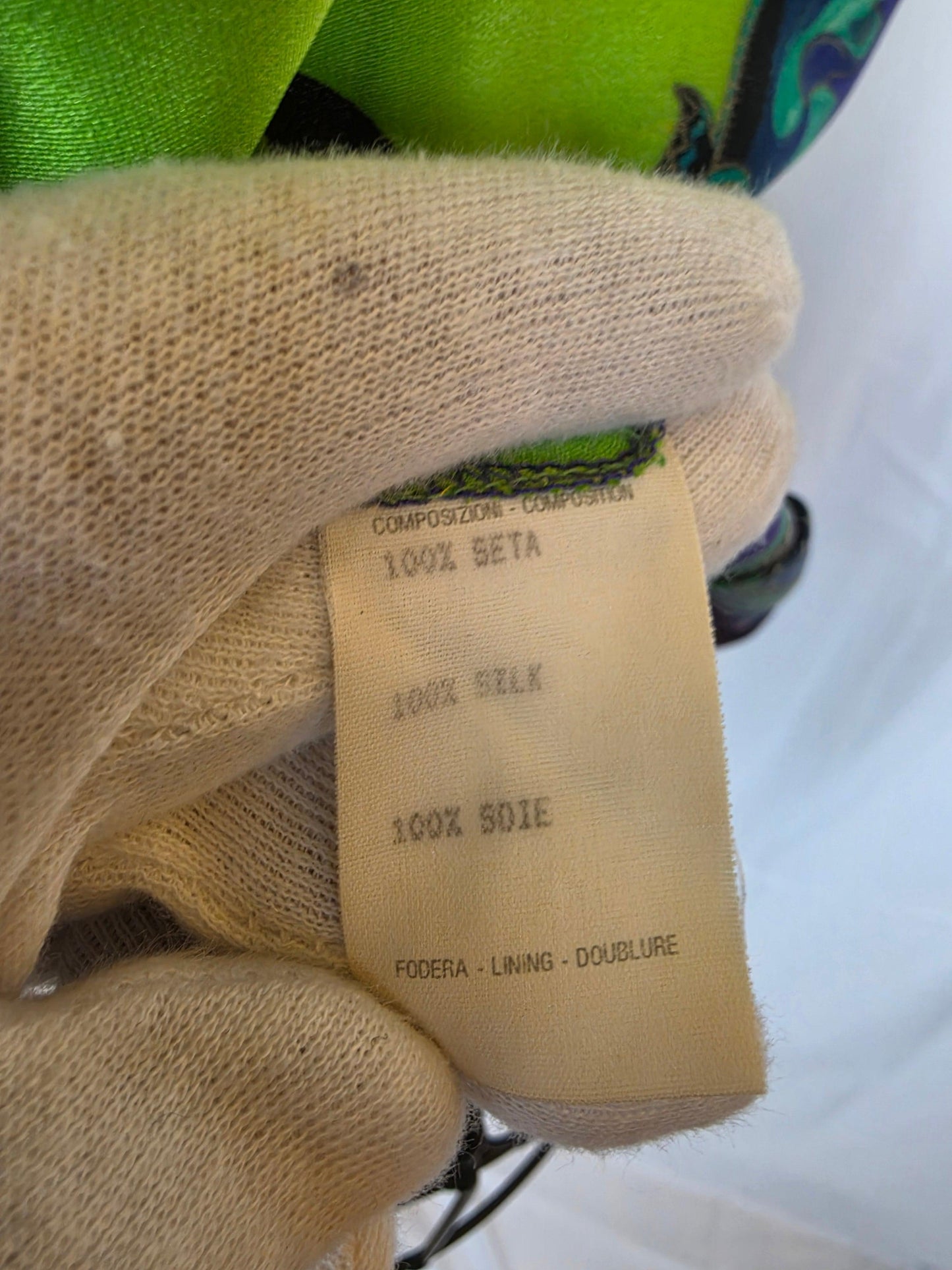 Gianni Versace Couture 1991 Set Vintage 3 Pezzi Pop Art e Baroque Multicolore - Pally Vintage Closet