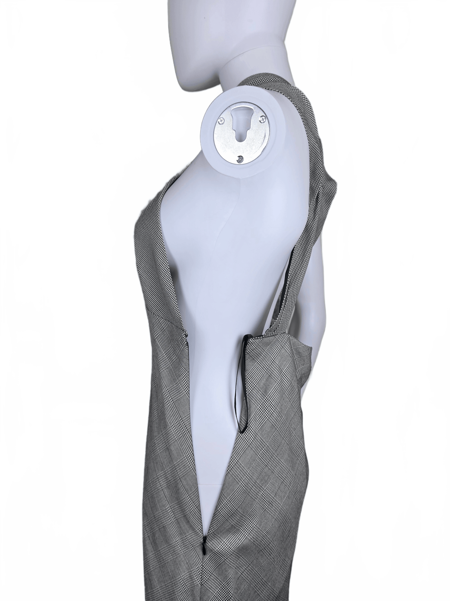 Gianni Versace Couture Miniabito Vintage 1998 in Misto Seta e Lana Grigio - Pally Vintage Closet
