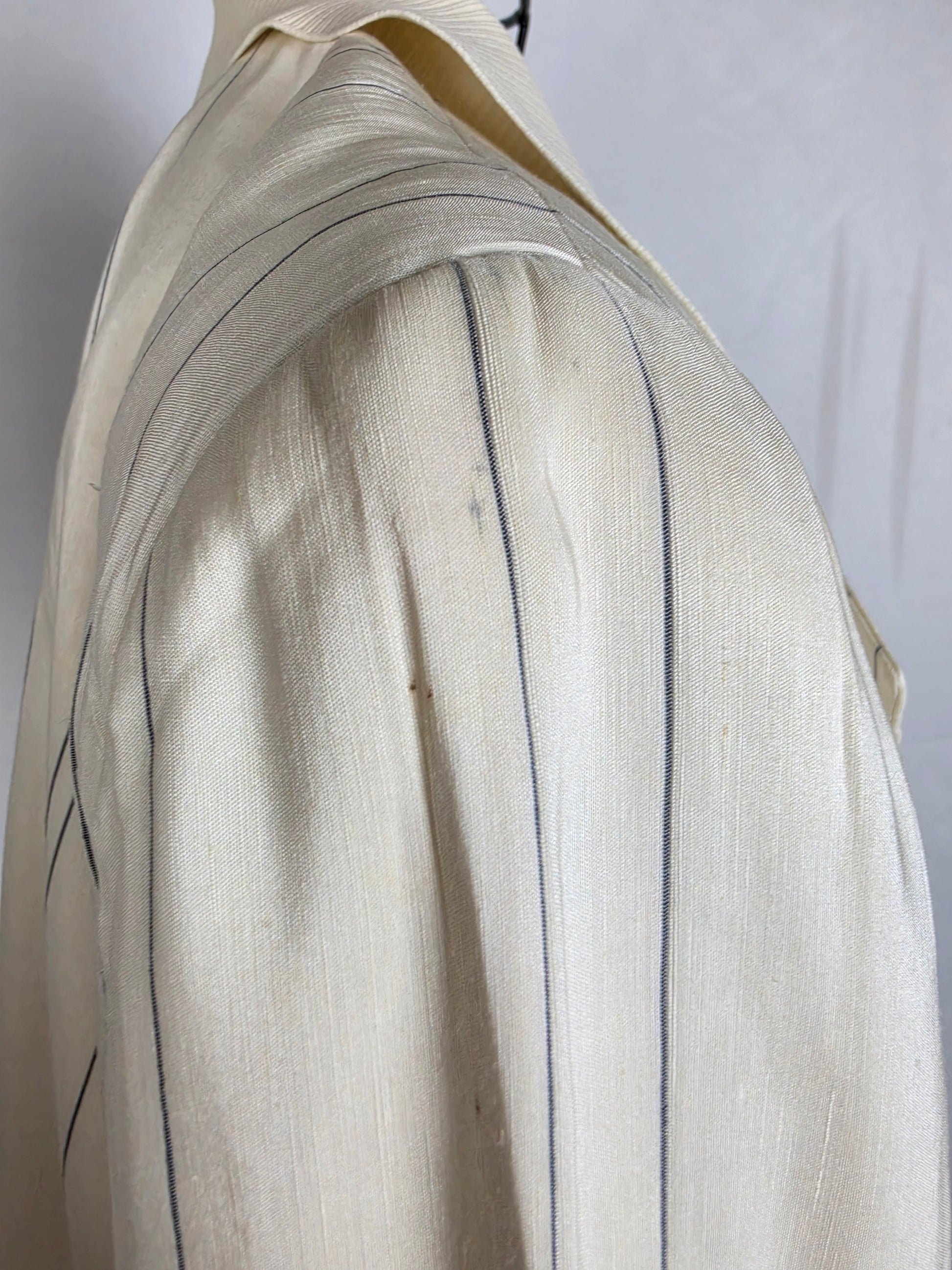 Giorgio Armani Giacca Blazer Gessato Vintage Linea Borgo 21 Panna - Pally Vintage Closet