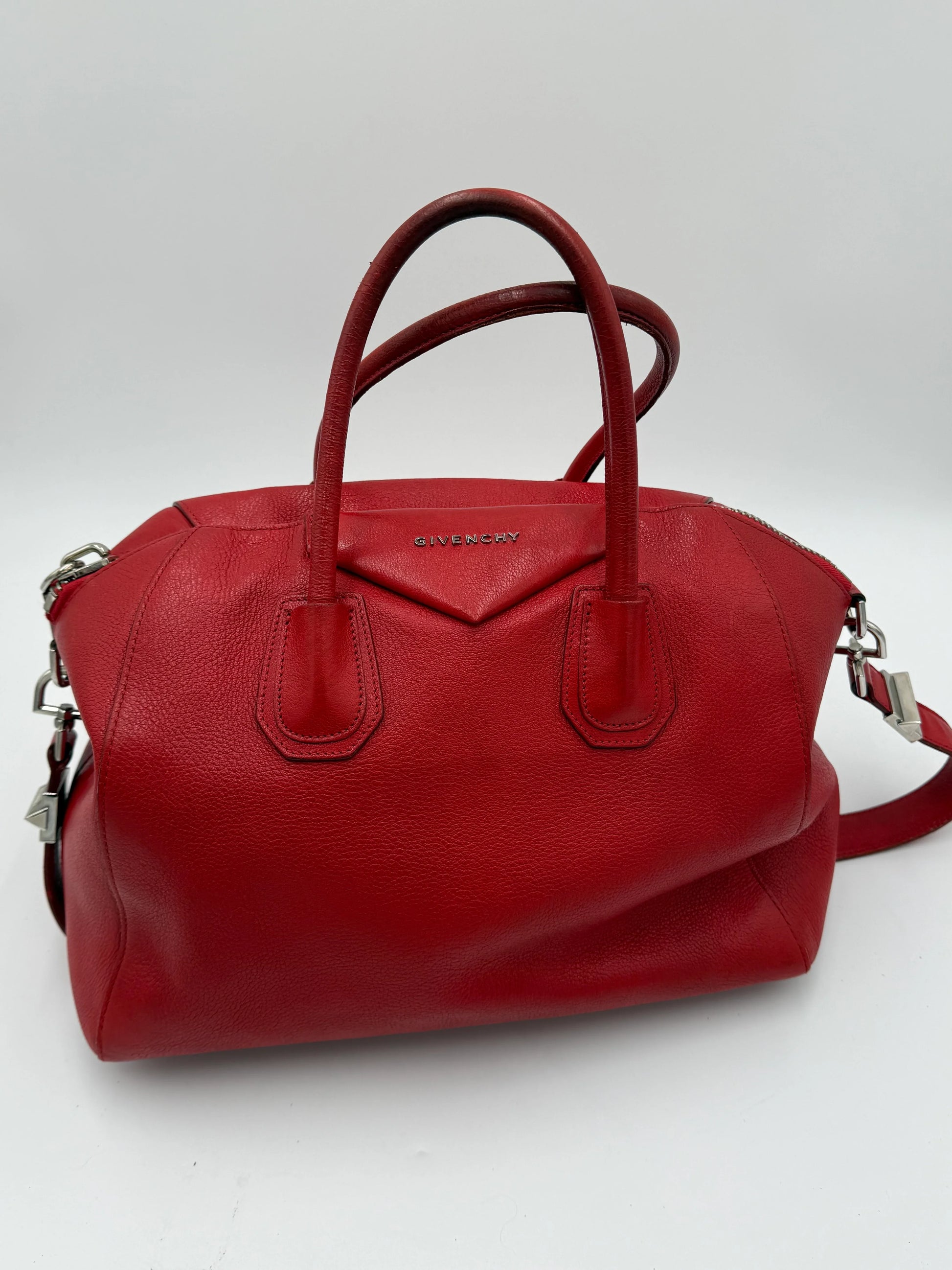 Givenchy-Borsa-Antigona-Grande-in-Pelle-Rossa-69938225021252 - Pally Vintage Closet