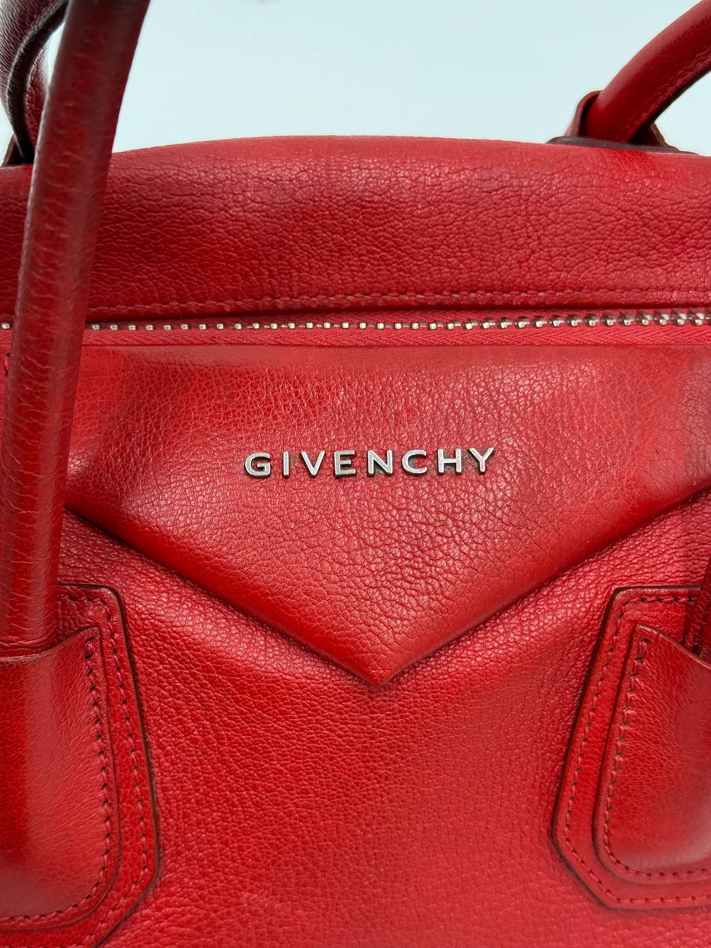 Givenchy-Borsa-Antigona-Grande-in-Pelle-Rossa-69938225348932 - Pally Vintage Closet