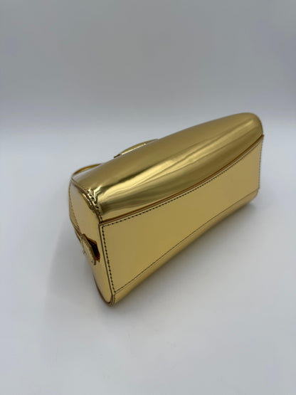 Givenchy Antigona Stretch Mini Bag in Metallic Gold Leather