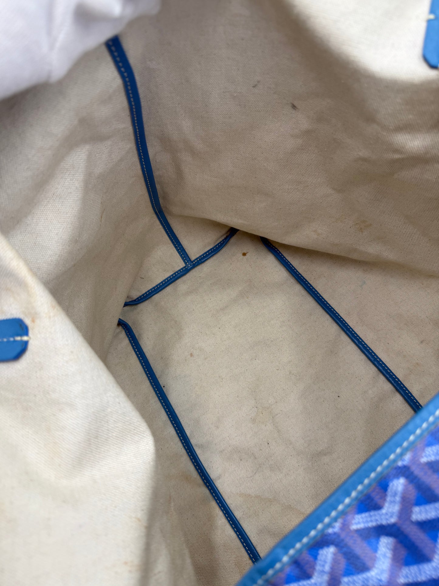 Goyard Borsa Saint Louis GM Blu Goyardine