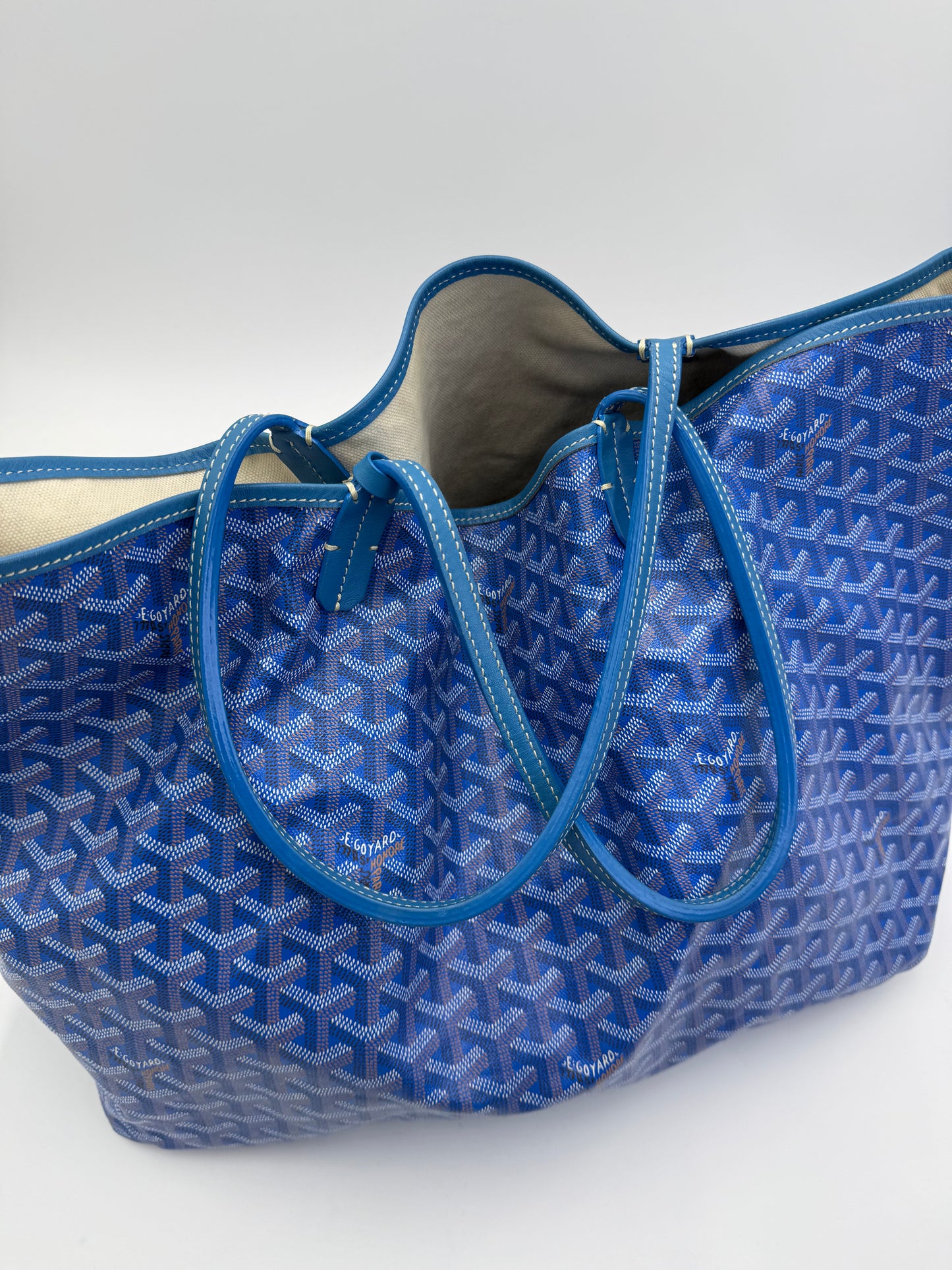 Goyard Borsa Saint Louis GM Blu Goyardine