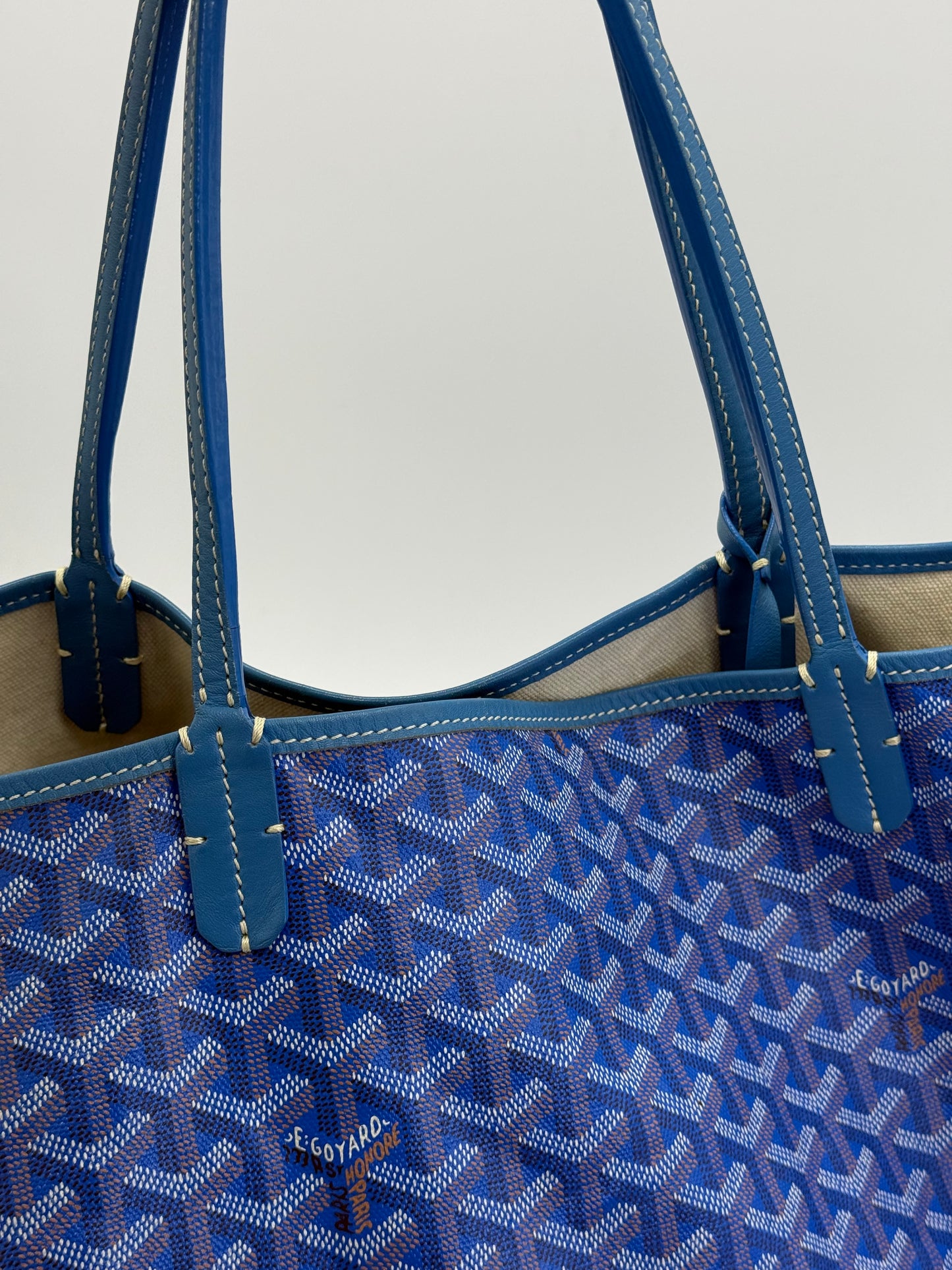 Goyard Borsa Saint Louis GM Blu Goyardine