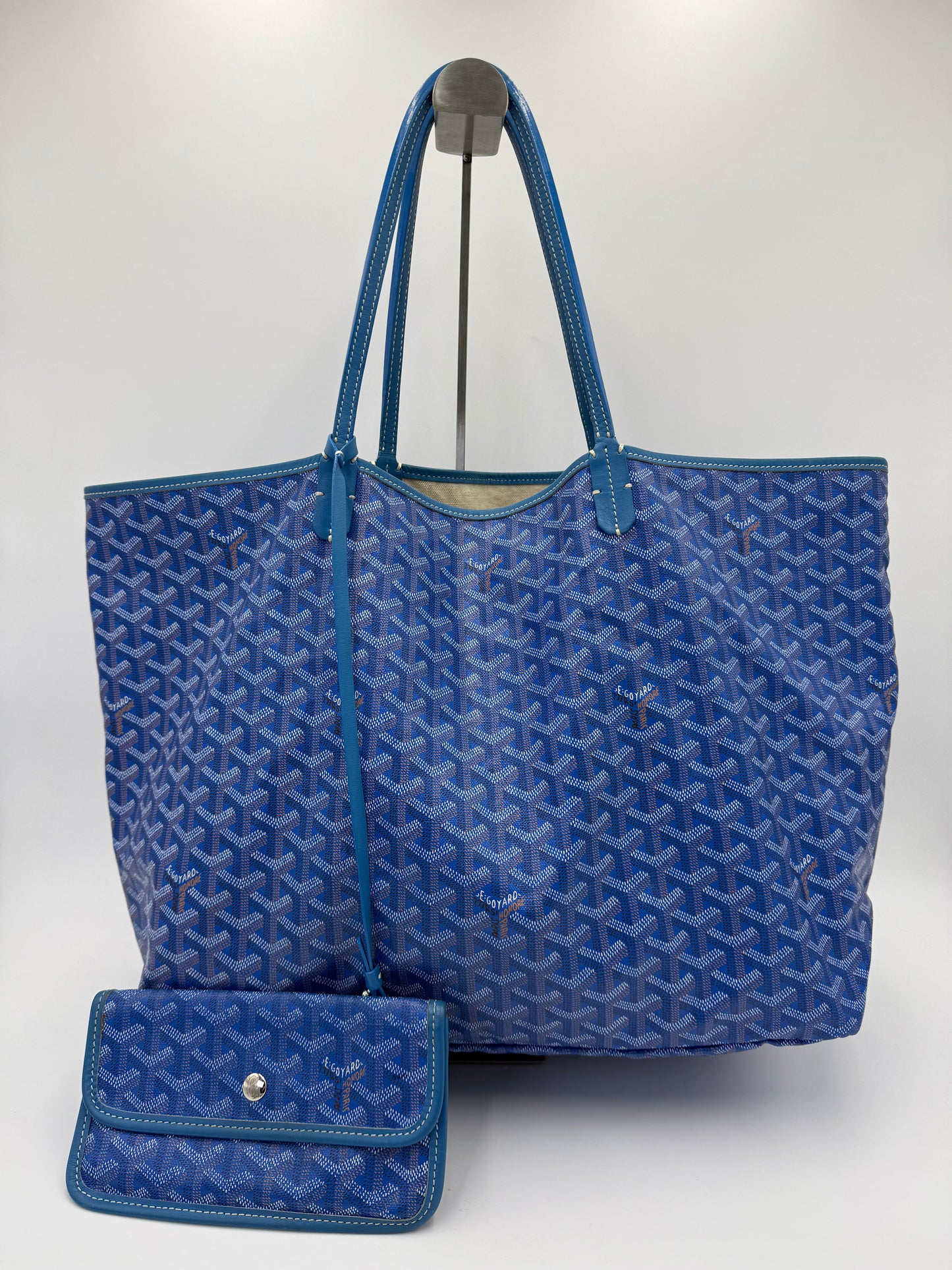 Goyard Borsa Saint Louis GM Blu Goyardine