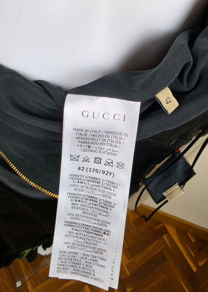 Gucci Abito Lungo Dragone 2022 by Alessandro Michele Nero - Pally Vintage Closet