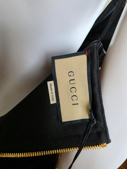 Gucci Abito Lungo Dragone 2022 by Alessandro Michele Nero - Pally Vintage Closet