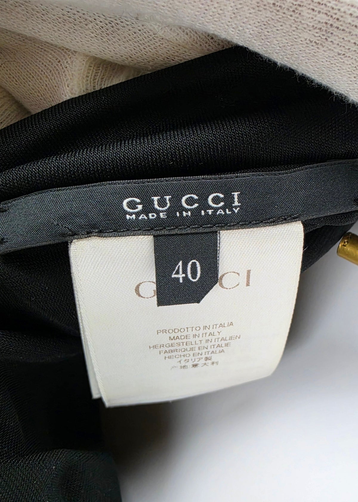 Gucci Abito Lungo Halterneck con Stampa Floreale Collezione Resort 2013 Nero - Pally Vintage Closet