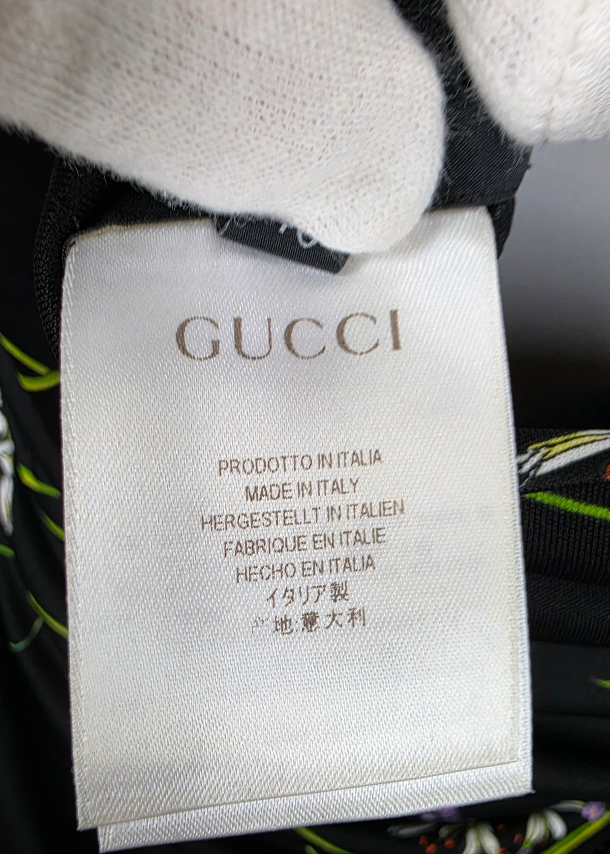 Gucci Abito Lungo Halterneck con Stampa Floreale Collezione Resort 2013 Nero - Pally Vintage Closet