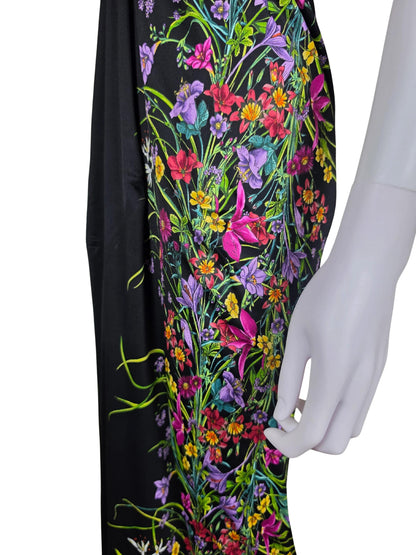 Gucci Abito Lungo Halterneck con Stampa Floreale Collezione Resort 2013 Nero - Pally Vintage Closet
